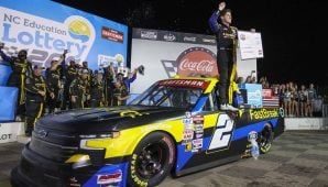 Nick Sanchez wins at Charlotte, collects Triple Truck Challenge bonus