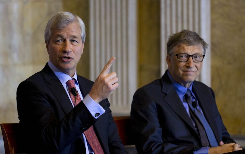 Jamie Dimon confronted Bill Gates after the Microsoft founder said banks were dinosaurs: ‘Obviously he was dead wrong, he’d probably agree with that’