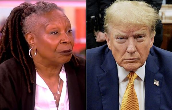 “The View” audience gasps as Whoopi Goldberg suggests Donald Trump be jailed at Guantanamo Bay