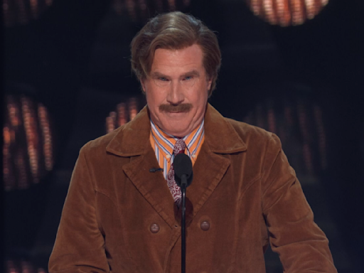 Will Ferrell Revives Ron Burgundy at Tom Brady Roast: ‘You’ll Always Be Remembered as Eli Manning’s Bitch’