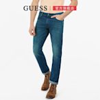 【GUESS】經典刷色修身錐形牛仔褲