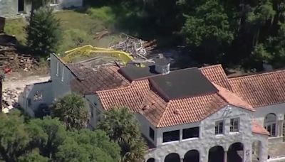 Florida home that once belonged to Osama Bin Laden's brother is being demolished