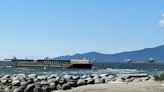 Barge comes loose near Vancouver's English Bay