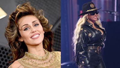 Miley Cyrus diz que relação com Beyoncé ultrapassa parceria musical