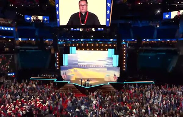 Kenosha priest at RNC gives Donald Trump impression before leading prayer