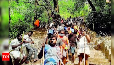 Over 2.5 lakh devotees trek Velliangiri this year | Coimbatore News - Times of India