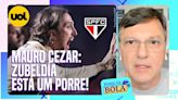 MAURO CEZAR DETONA ZUBELDÍA: 'UM PORRE! E GANHOU UM COADJUVANTE QUE É O RAFINHA! RECLAMAM DE TUDO'