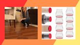 Save your floors! These genius 'As Seen On TV' furniture leg protectors are down to about $1 a pop