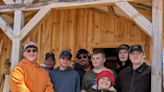 Boy Scouts worked almost 100 hours improving the Nau Cabin