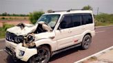 SUV rams into bike, two killed