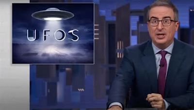 John Oliver Decides It's Time to Talk About UFOs on 'Last Week Tonight'