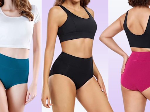 'They smooth out my tummy': Get 4 pairs of sweat-wicking undies on sale for $18