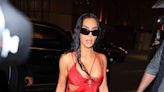 Kim Kardashian's Red-Hot Birthday Look Was Half Dress, Half Bikini