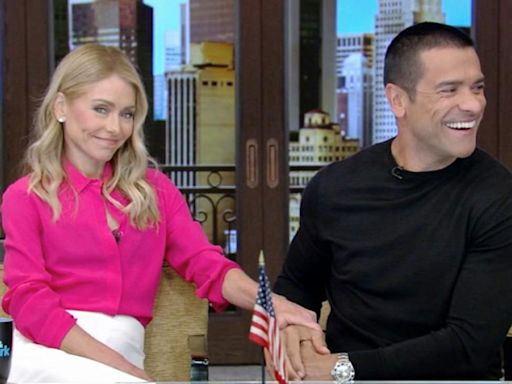 Kelly Ripa delivers harsh truth to Mark Consuelos on 'Live' after he claims he "may have just caught up" to her: "Not yet"