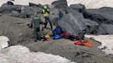 Rescatan a un montañero francés con varias contusiones al caer en una grieta en el Pirineo oscense