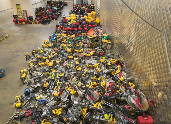 Record-Breaking Haul of Illegal Construction Tools Recovered by Maryland Cops