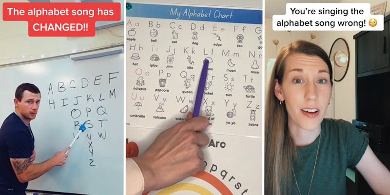 The 'alphabet song' has changed and people are freaking out: 'Nothing wrong with the original'