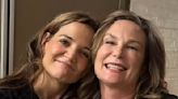 Katie Holmes reunites with unrecognizable Dawson's Creek co-star