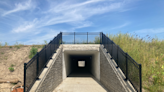 Bondurant underpass that connects east and west sides open for cyclists, pedestrians