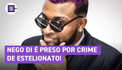 Nego Di é preso por crime de estelionato; golpe causou prejuízo de R$ 5 milhões