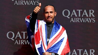 Hamilton breaks down in tears as he makes history with thrilling British GP win