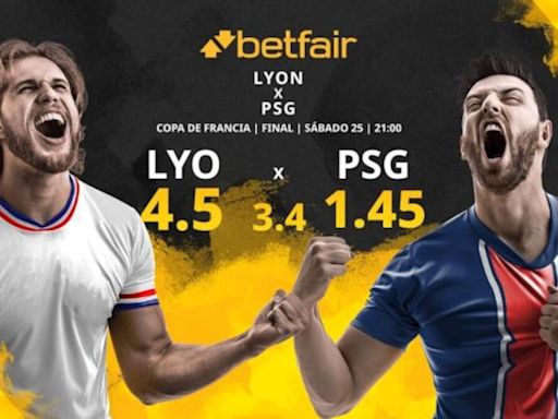 Olympique de Lyon vs. París Saint Germain: horario, TV, estadísticas, cuadro y pronósticos