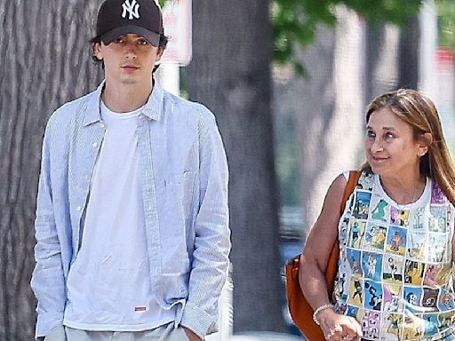 Timothée Chalamet makes a rare sighting with his mother Nicole Flender