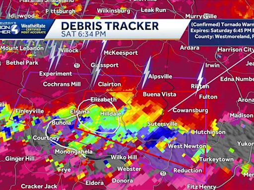 Tornado confirmed in Allegheny, surrounding counties; severe thunderstorm warnings issued