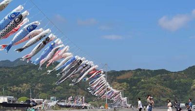 復興傳統！ 日本熊野市「鯉魚旗」海岸綿延近1公里