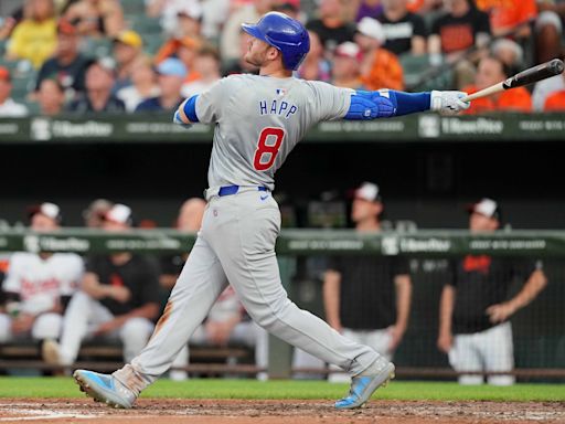 Ian Happ becomes second Cub to hit home run onto Baltimore's Eutaw Street