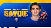 Savoie wins WHL championship, joins Komarov in Memorial Cup | Buffalo Sabres