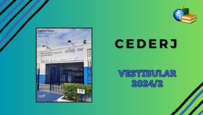 Cederj 2024/2: inscrição do vestibular termina hoje (4) - Brasil Escola