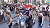 Mob Of Pro-Palestine Protestors Storm Brooklyn Bridge