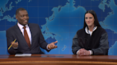 Caitlin Clark Delivers Set of Jokes to Michael Che During 'SNL' Appearance