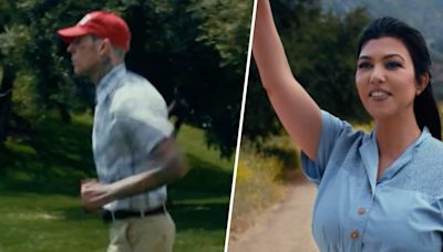 See Travis Barker as you never have as he and Kourtney Kardashian re-create ‘Forrest Gump’ scenes