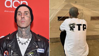 Travis Barker Visits Late Mom Gloria’s Memorial: ‘I Wish Heaven Had Visiting Hours’