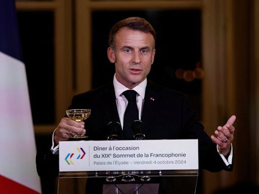 Macron calls on halt to arms deliveries to Israel for Gaza war