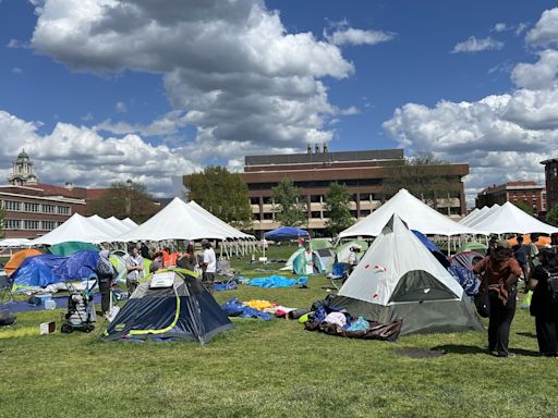 Syracuse University tells students in pro-Palestinian encampment to move but students refuse