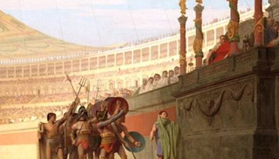 《凱撒萬歲！將赴死的戰士向您致敬》：法國傑羅姆歷史鉅作