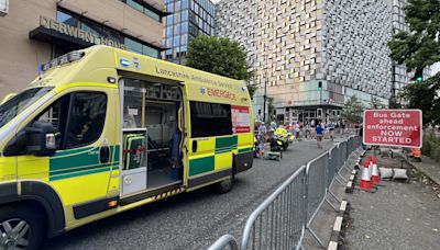 Six injured in city centre cycle race crashes