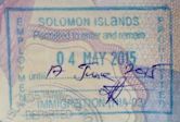Visa policy of Solomon Islands