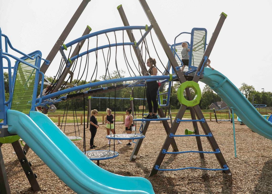 Long-awaited park opens in Lexington neighborhood displaced by Newtown Pike