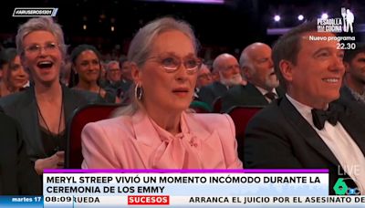 La reacción viral de Meryl Streep cuando la llaman "suspensorio" en plenos Premios Emmy