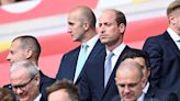 Prince William in Dusseldorf arrives to cheer on England