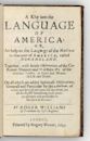 A Key into the Language of America