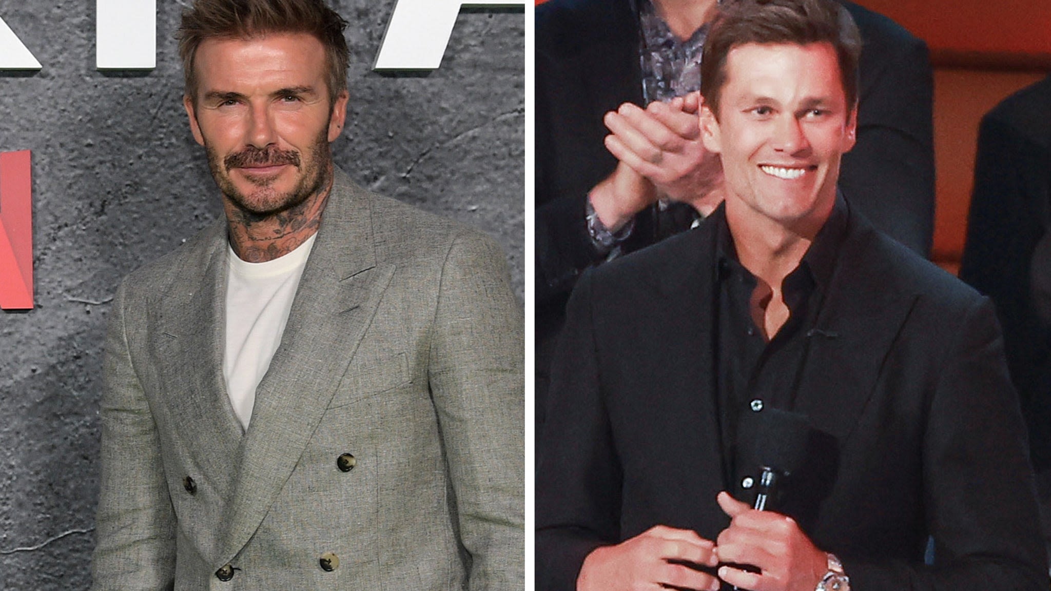 David Beckham Checked In on Tom Brady Following Brutal Netflix Roast