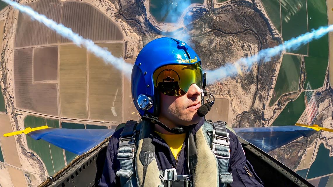 He was flying with the Blue Angels when he graduated from ASU. Now his work is featured in a deep-dive documentary.