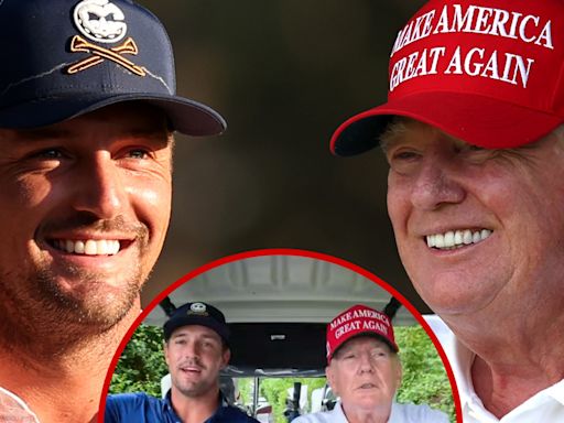 Bryson DeChambeau Golfs With Donald Trump, Raves Over Ex-President's Game