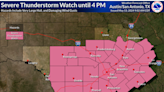 Severe thunderstorm watch for San Antonio area: A timeline.