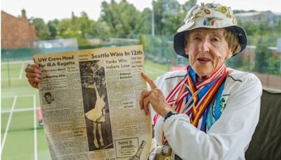 91-year-old Irish tennis player is still going strong as a coach and over-85s champion